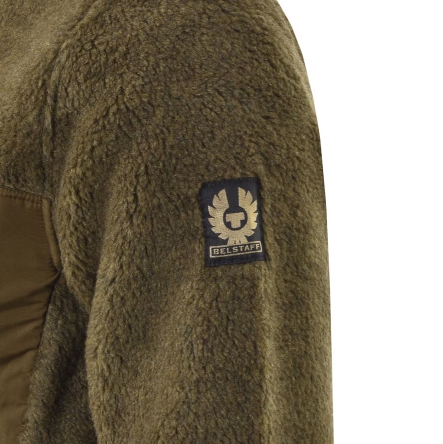 Alternative Image for ProductBelstaff Herne Pile Fleece Sweatshirt Green3